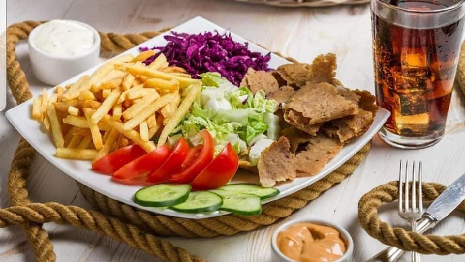 Fresh kebab preparation